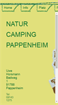 Mobile Screenshot of camping-pappenheim.de